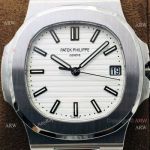 Highest Quality Swiss Patek Philippe Nautilus PPF V4 White Dial Watch 40mm